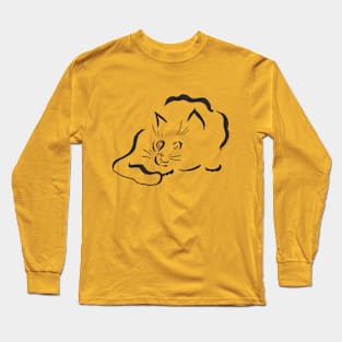 funny kitten Long Sleeve T-Shirt